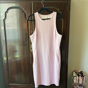 Lululemon Athletica Light Pink Ribbed dress